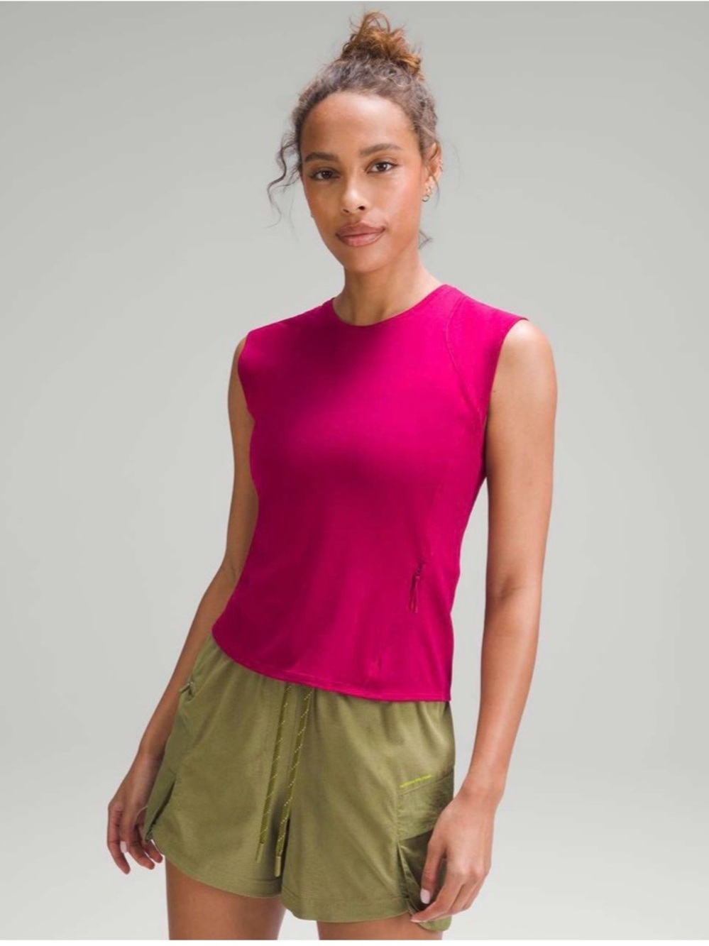 Lululemon Cap Sleeve Hiking Tank Top - Wild Berry - 4
